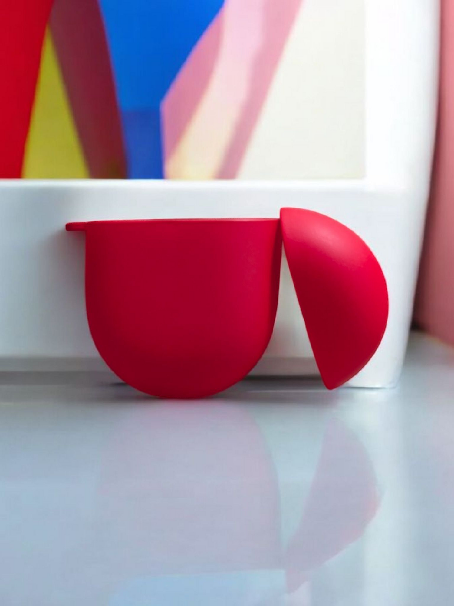 Red Google Pixel Buds 2 case, shockproof and scratch-resistant design.