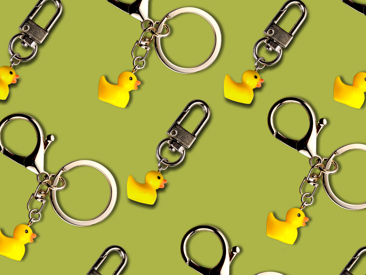 mini duck keychain